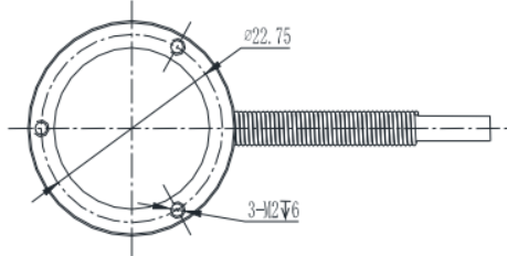 微型壓力傳感器CAZF-Y26尺寸圖2