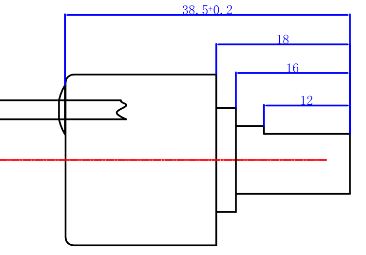 CAZD-23角度傳感器外形尺寸圖3 CAZD-23角度傳感器外形尺寸圖3