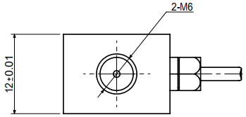 微型S型拉壓力傳感器CAZF-LS19.1B外形尺寸圖2