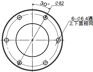 CAZF-3D96三維力傳感器外形尺寸圖1 CAZF-3D96三維力傳感器外形尺寸圖1